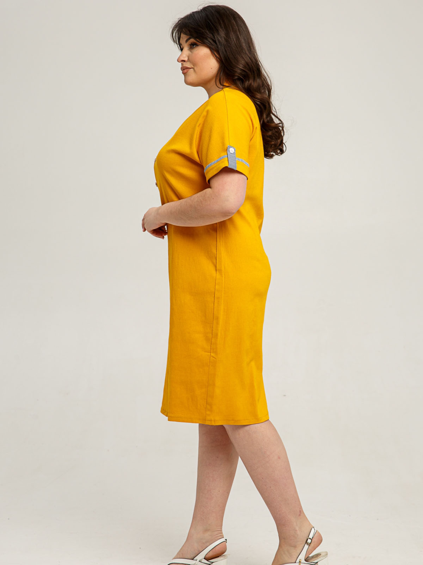 Платье миди All Posa модель ap101407p-grchicq Фото