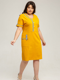 Платье миди All Posa модель ap101407p-grchicq Фото