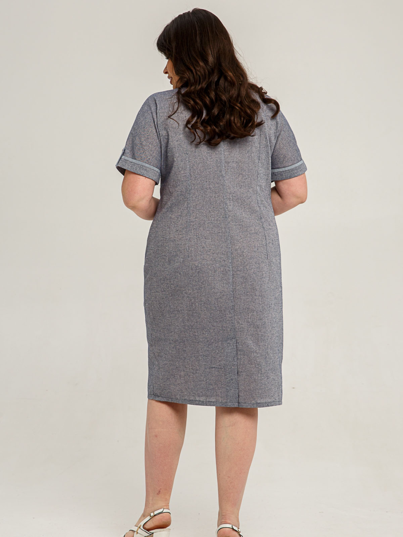 Сукня міді All Posa модель ap101407p-srij Фото