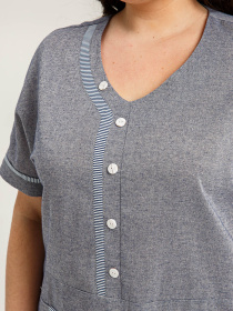 Сукня міді All Posa модель ap101407p-srij Фото