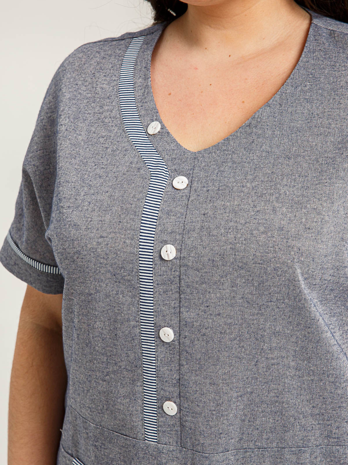 Платье миди All Posa модель ap101407p-srij Фото