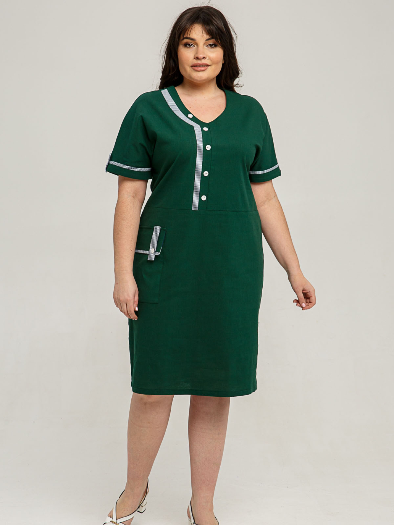 Платье миди All Posa модель ap101407p-butilka Фото