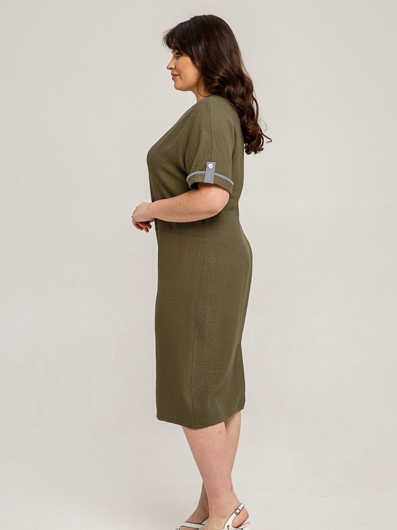 Сукня міді All Posa модель ap101407p-hak Фото