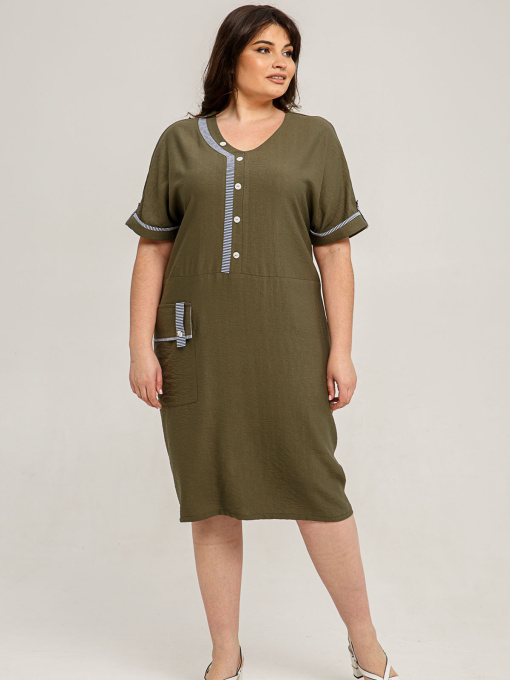 Платье миди All Posa модель ap101407p-hak Фото