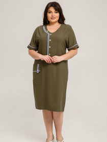 Платье миди All Posa модель ap101407p-hak Фото