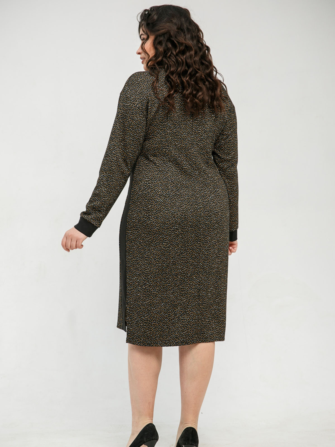 Сукня міді All Posa модель ap101331p-grchicq Фото