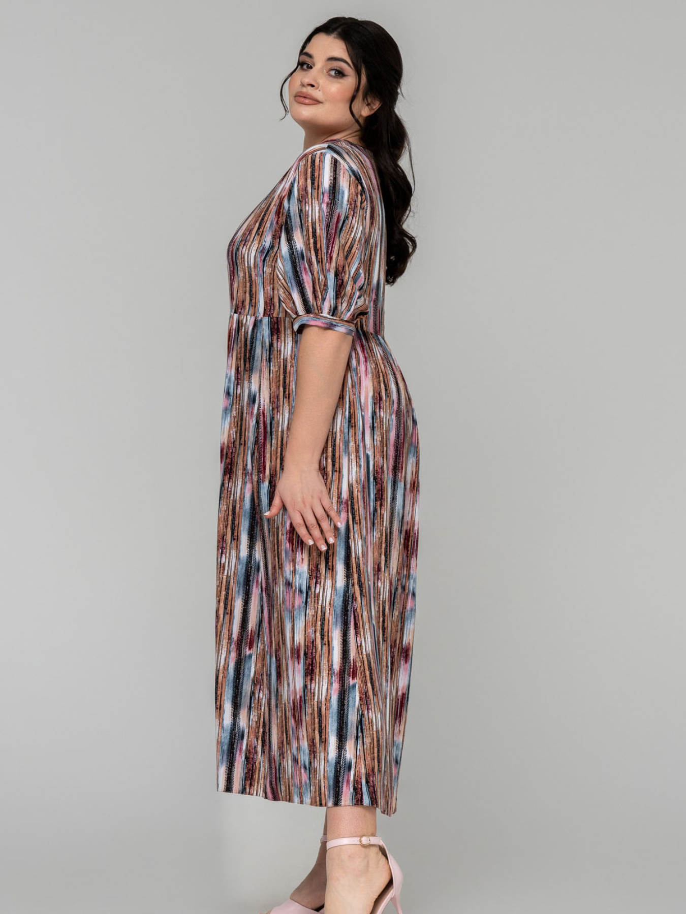 Платье миди All Posa модель ap101221p-gradnt Фото