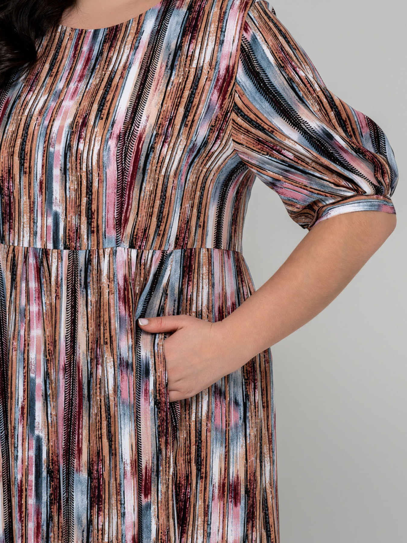 Платье миди All Posa модель ap101221p-gradnt Фото