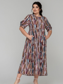 Платье миди All Posa модель ap101221p-gradnt Фото