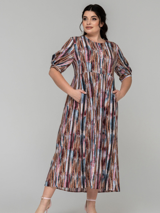 Сукня міді All Posa модель ap101221p-gradnt Фото