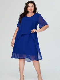 Платье миди All Posa модель ap101203p-elektrik Фото