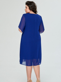 Платье миди All Posa модель ap101203p-elektrik Фото