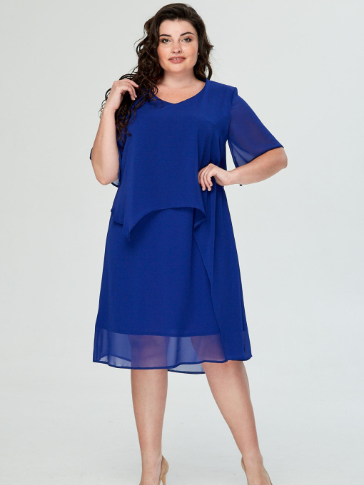 Платье миди All Posa модель ap101203p-elektrik Фото