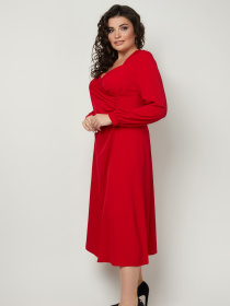 Сукня міді All Posa модель ap101039p-chervonij Сукня міді All Posa модель ap101039p-chervonij Фото