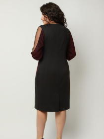 Платье миди All Posa модель ap101002p-chervonij Фото