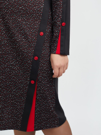 Платье миди All Posa модель ap100954p-chervonij Фото