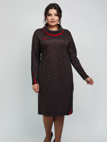 Платье миди All Posa модель ap100954p-chervonij Фото