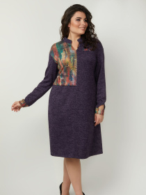 Платье миди All Posa модель ap100943p-fioletovj Фото