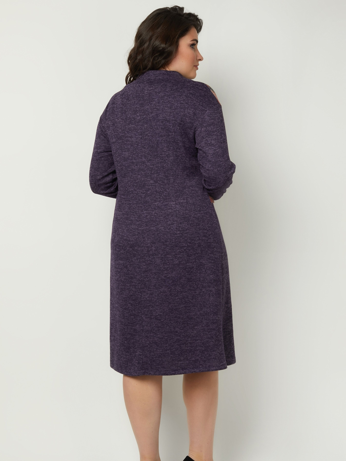 Платье миди All Posa модель ap100943p-fioletovj Фото