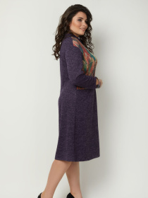 Платье миди All Posa модель ap100943p-fioletovj Фото