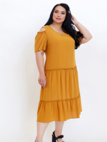 Сукня міді All Posa модель ap100688p-grchicq Фото