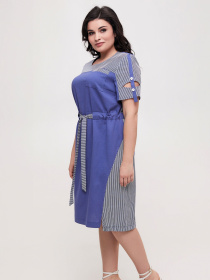 Платье миди All Posa модель ap100572p-dzhins Фото