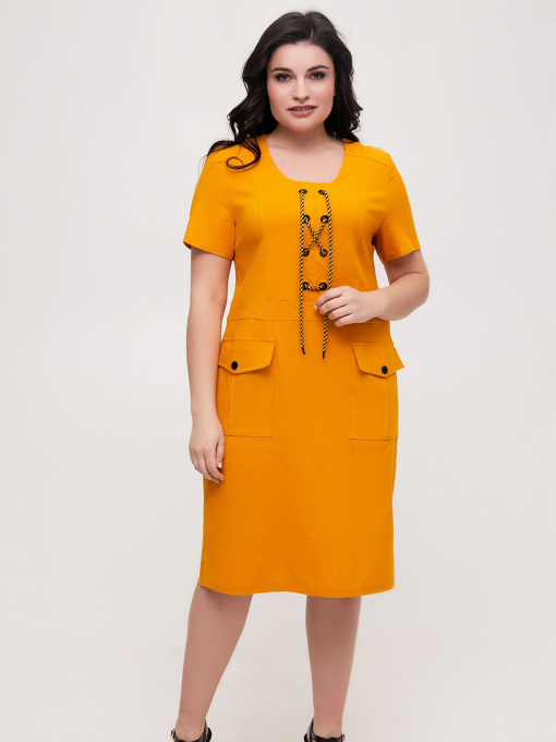 Платье миди All Posa модель ap100557p-grchicq Фото