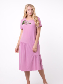 Платье миди All Posa модель ap1269-1p-rozhevij Фото