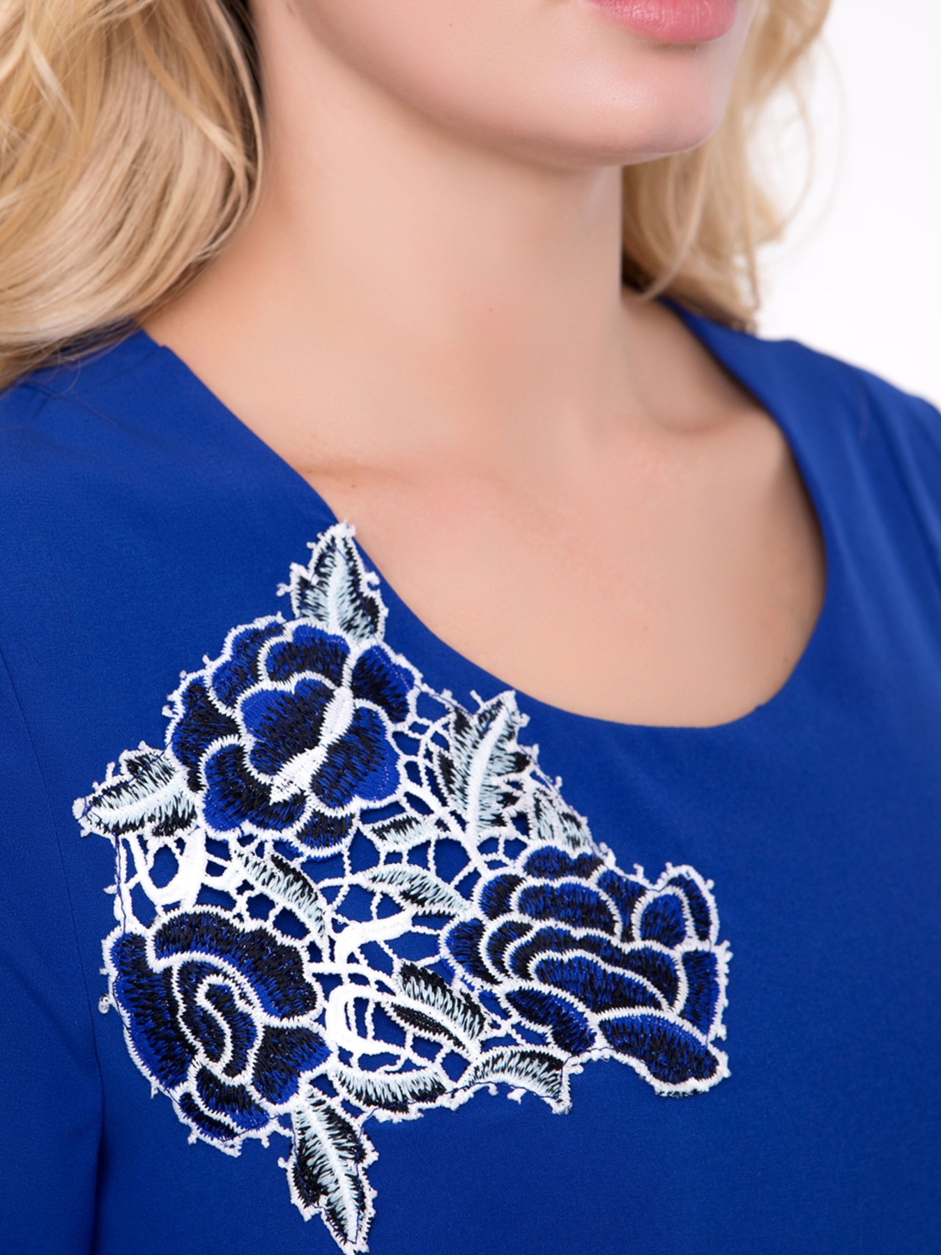 Сукня міді All Posa модель ap1269-1p-sinj Фото