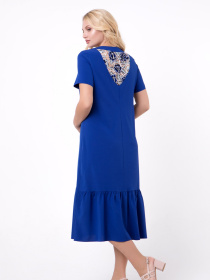 Сукня міді All Posa модель ap1269-1p-sinj Фото