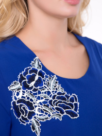 Сукня міді All Posa модель ap1269-1p-sinj Фото