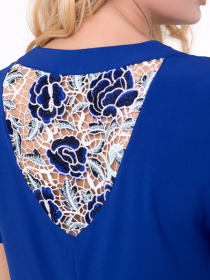 Сукня міді All Posa модель ap1269-1p-sinj Фото