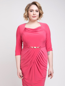 Платье миди All Posa модель ap4711-2p-koral Фото