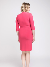 Платье миди All Posa модель ap4711-2p-koral Фото