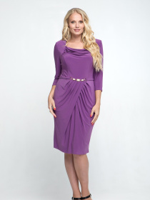 Платье миди All Posa модель ap4711-2p-buzxkovij Фото