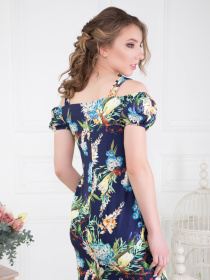 Сукня міні All Posa модель ap4775-1p-sinj Фото