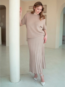 Юбка миди Nita модель yubka-n2300-25-pesok Фото