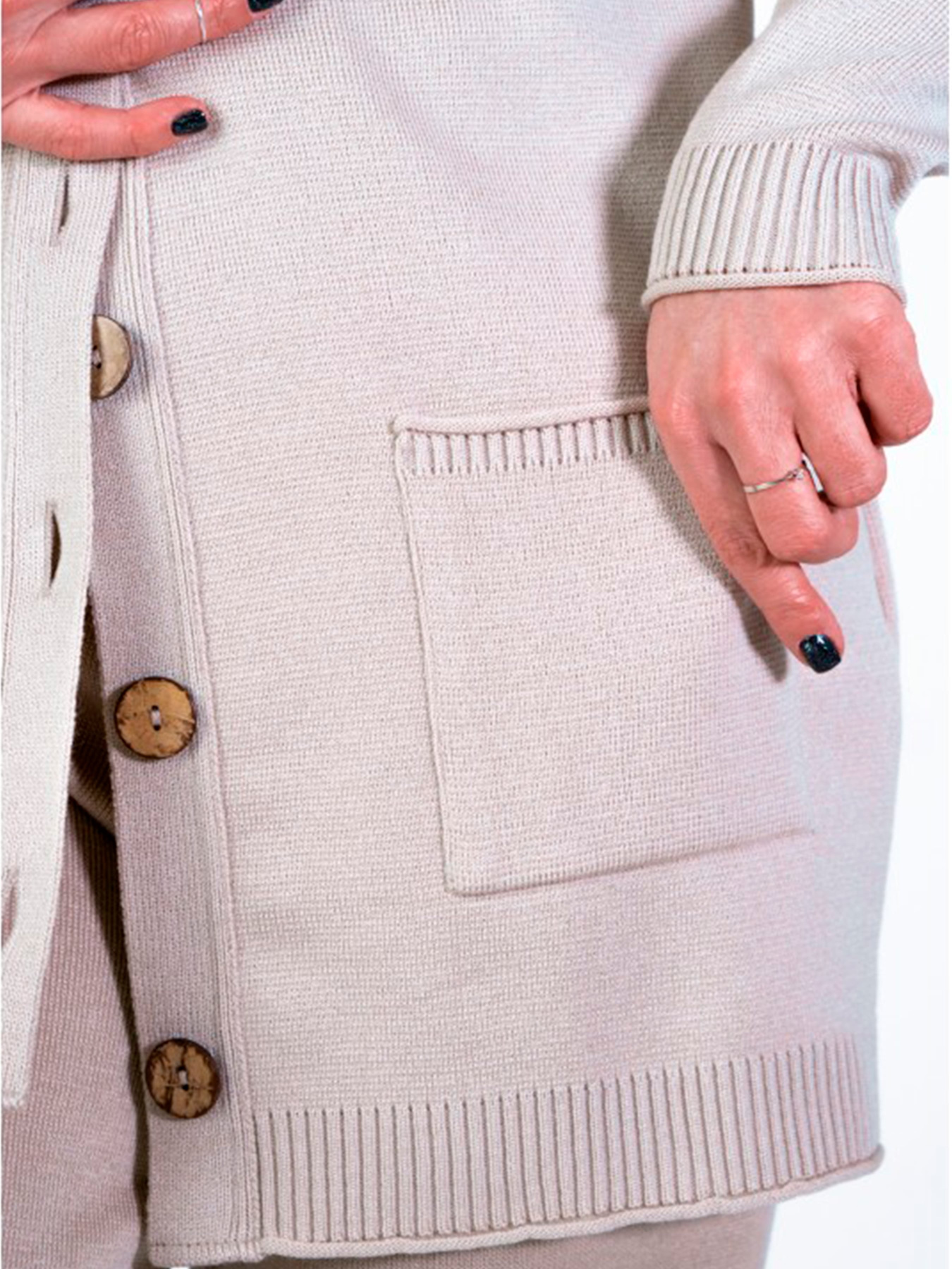 Кардиган Nita модель kardigan-zhemchug-bezhevij Фото