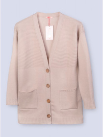 Кардиган Nita модель kardigan-zhemchug-bezhevij Фото