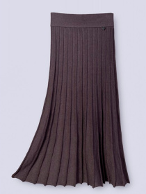 Юбка миди Nita модель yubka-kapuchino-korichnevij Фото