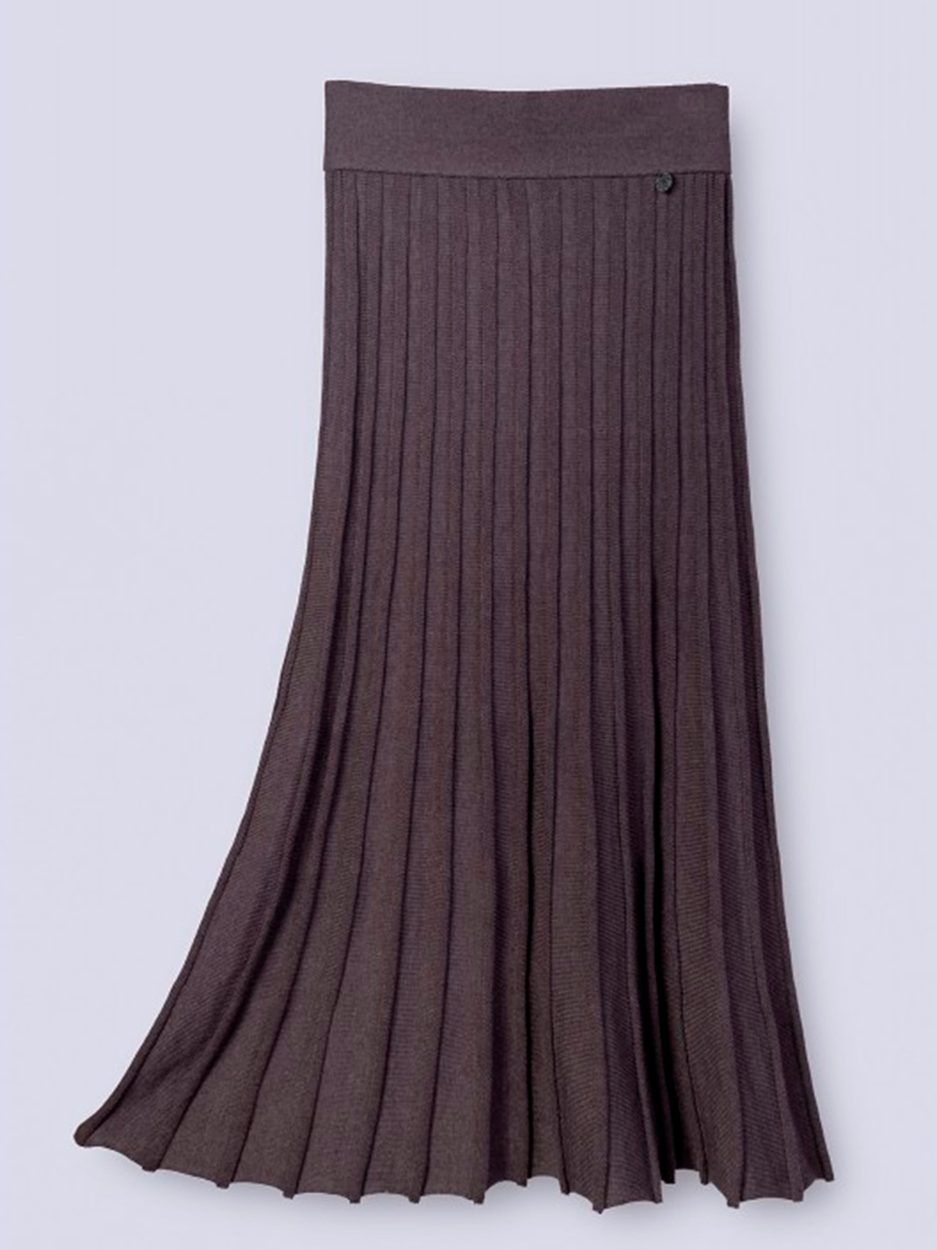 Юбка миди Nita модель yubka-kapuchino-korichnevij Фото