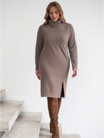 Платье миди Nita модель platxe-n1233-24-kakao Фото