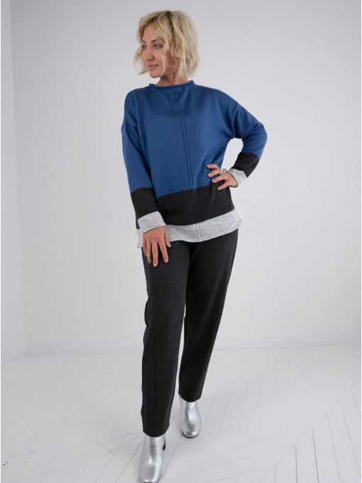 Брюки повседневные Nita модель bryuki-nita-grafit-graft Фото