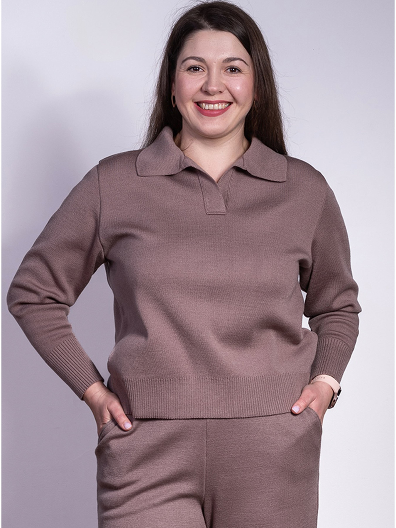 Джемпер Nita модель dzhemper-polo-nita-mokko-mokko Фото