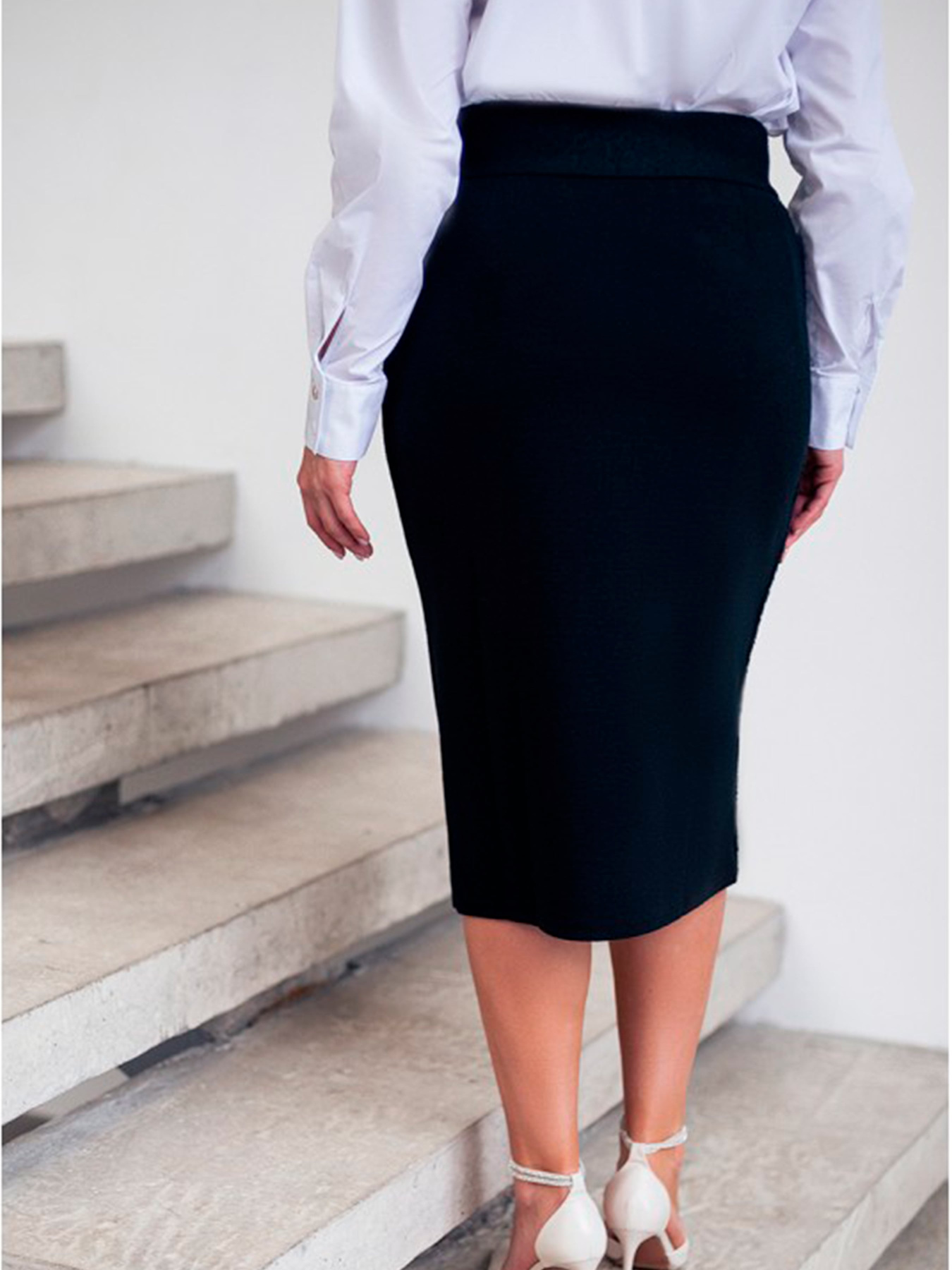 Юбка миди Nita модель yubka-n2302-24-chernaq Фото