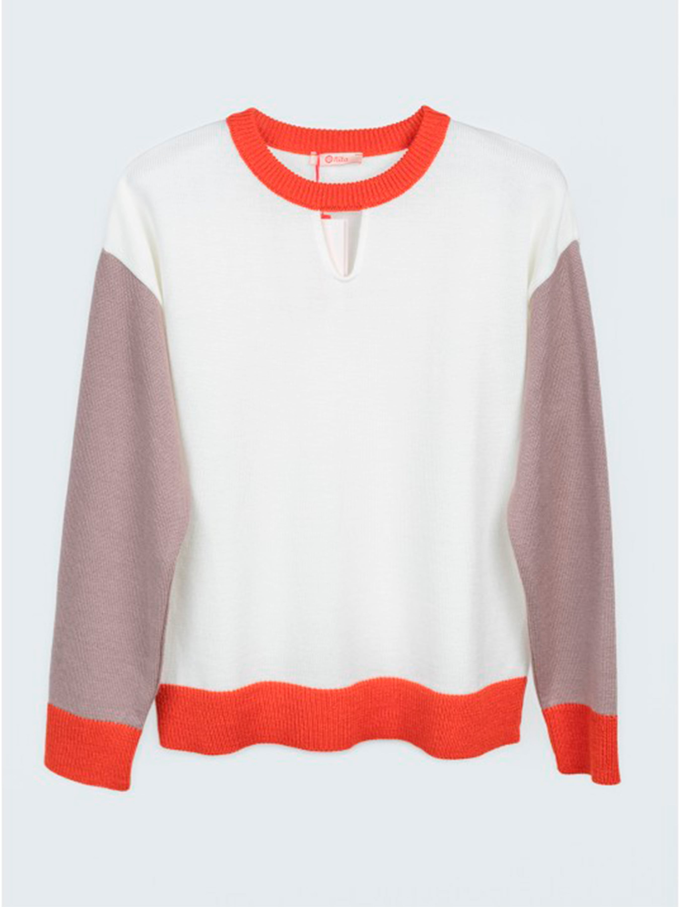 Джемпер Nita модель dzhemper-n2103-mokko-molochnij Фото