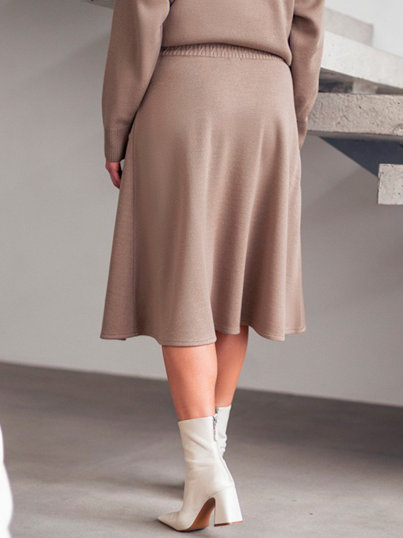 Юбка миди Nita модель yubka-n2301-1-24-kakao Фото