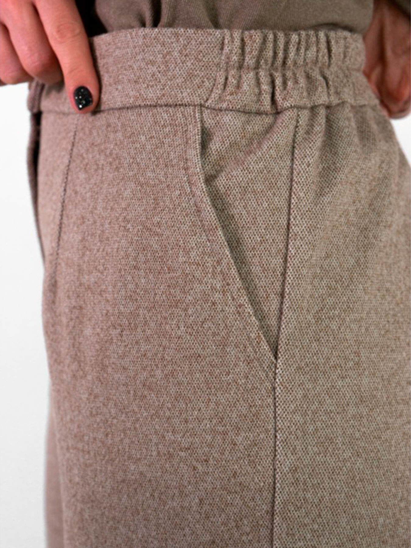 Повсякденні штани Nita модель bryuki-ayna-369-23-pesok-f Фото