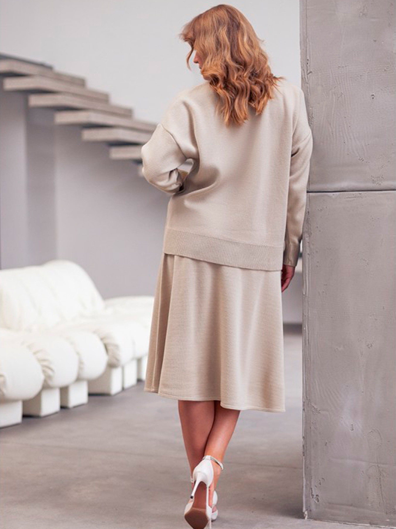 Кардиган Nita модель kardigan-n2003-24-pena-bezhevij Фото