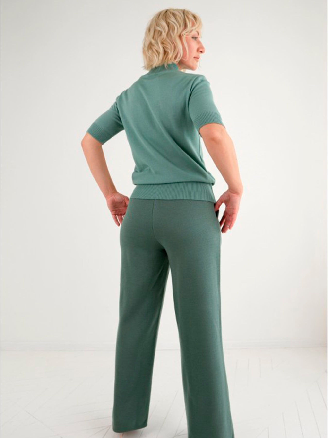 Повседневные штаны Nita модель bryuki-n843-23-polnx-zelenij-ld Фото